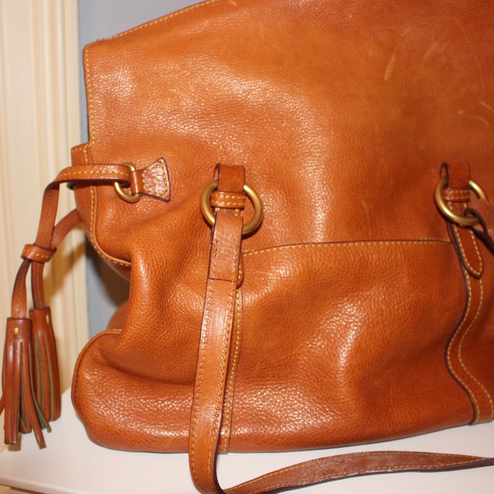 Dooney & Bourke Florentine Smith Bag in natural leather - Picture 5 of 15